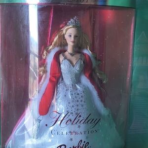 Barbie Holiday Celebration Doll in Red and Silver